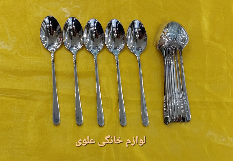 قاشق مرباخوری استیل دونا ۶ عددی