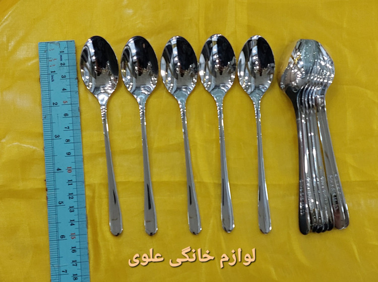 قاشق مرباخوری استیل دونا ۶ عددی